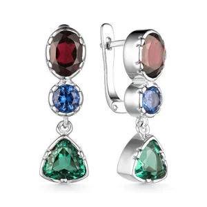 Серьги прочее серебро 24-72-000206VF (прочее, Россия)