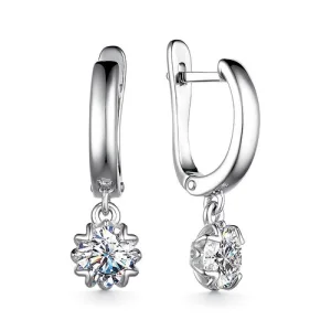 Серьги  серебро 24-72-00310-311 (Россия)