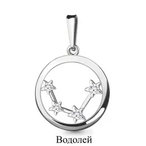 Подвеска Aquamarine серебро 24319А.5 (Aquamarine, Россия)