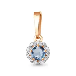 Подвеска Aquamarine золото 2503105А.1 (Aquamarine, Россия)