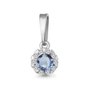 Подвеска Aquamarine серебро 2503105А.5 (Aquamarine, Россия)