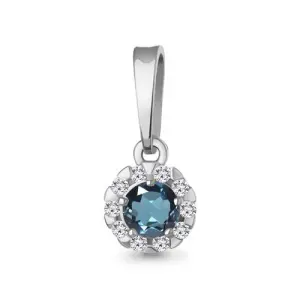 Подвеска Aquamarine серебро 2503108А.5 (Aquamarine, Россия)