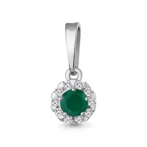 Подвеска Aquamarine серебро 2503109А.5 (Aquamarine, Россия)