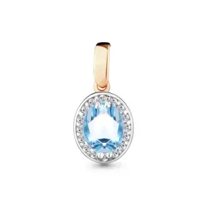 Подвеска Aquamarine золото 2504305А.1 (Aquamarine, Россия)