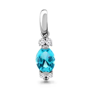 Подвеска Aquamarine серебро 2504705А.5 (Aquamarine, Россия)