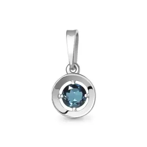 Подвеска Aquamarine серебро 2540408.5 (Aquamarine, Россия)