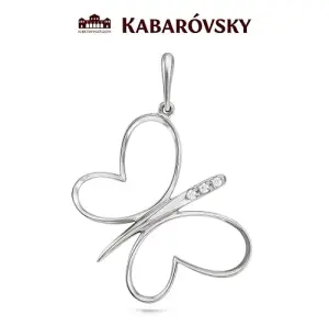 Подвеска KABAROVSKY серебро 3-102-7900 (KABAROVSKY, Россия)