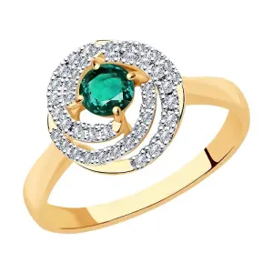 Кольцо Sokolov и Diamant золото 3010549 (Sokolov и Diamant, Россия)
