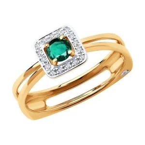 Кольцо Sokolov и Diamant золото 3010553 (Sokolov и Diamant, Россия)