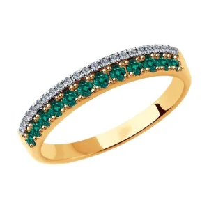 Кольцо Sokolov и Diamant золото 3010555 (Sokolov и Diamant, Россия)