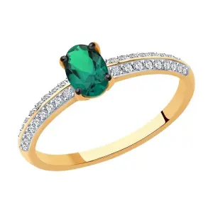 Кольцо Sokolov и Diamant золото 3010599 (Sokolov и Diamant, Россия)