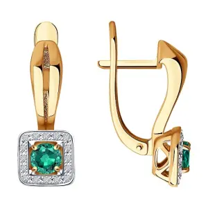 Серьги Sokolov и Diamant золото 3020435 (Sokolov и Diamant, Россия)