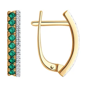 Серьги Sokolov и Diamant золото 3020461 (Sokolov и Diamant, Россия)