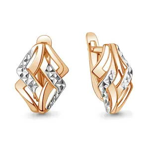 Серьги Aquamarine золото 31594.1 (Aquamarine, Россия)
