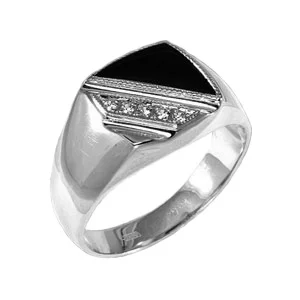 Кольцо  серебро 3302001р (ВЭСТ Сити, Россия)