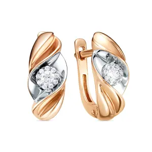 Серьги RoseGrace золото 35-3698-103ИНВ-2К (RoseGrace, Россия)