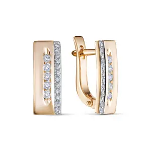 Серьги Brilliant Style золото 3944-210 (Brilliant Style, Россия)