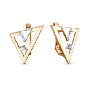 Серьги Brilliant Style золото 4019-210 (Brilliant Style, Россия)