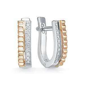 Серьги Brilliant Style золото 4109-21001-1 (Brilliant Style, Россия)