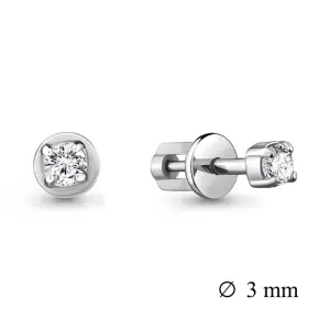 Серьги Aquamarine серебро 420861А.5 (Aquamarine, Россия)