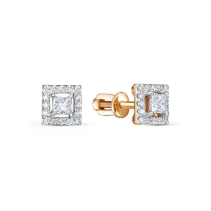 Серьги  золото 42603-151-298-00 (Vesna, Россия)
