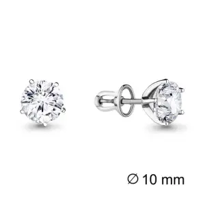 Серьги Aquamarine серебро 44042.5 (Aquamarine, Россия)