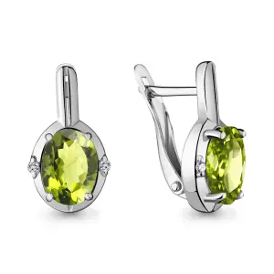 Серьги Aquamarine серебро 4469307.5 (Aquamarine, Россия)