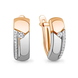 Серьги Aquamarine золото 45539А.1 (Aquamarine, Россия)