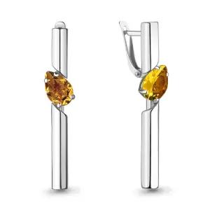 Серьги Aquamarine серебро 4744706.5 (Aquamarine, Россия)