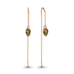 Серьги Aquamarine золото 4744919А.1 (Aquamarine, Россия)