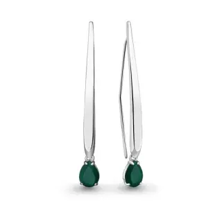 Серьги Aquamarine серебро 4773109.5 (Aquamarine, Россия)