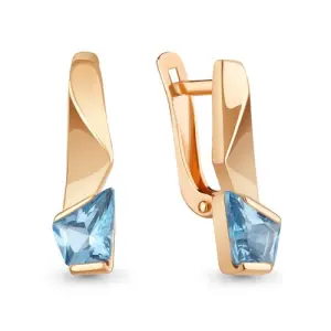 Серьги Aquamarine золото 4792392.1 (Aquamarine, Россия)