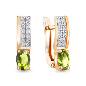 Серьги Aquamarine золото 4797507А.1 (Aquamarine, Россия)