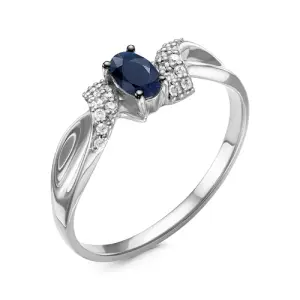 Кольцо Diamond Union золото 5-1316-103-1Б-Сап (Diamond Union, Россия)