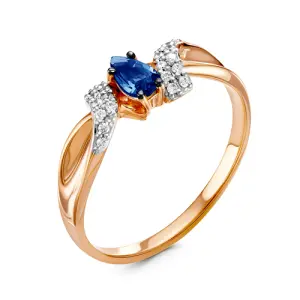 Кольцо Diamond Union золото 5-1317-103-1К-Сап (Diamond Union, Россия)
