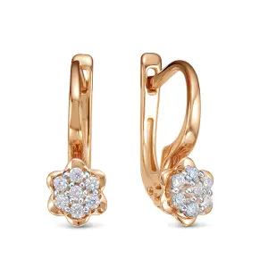 Серьги Diamond Union золото 5-2252-103-2К (Diamond Union, Россия)