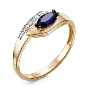 Кольцо Diamond Union золото 5-2833-103-1К-Сап (Diamond Union, Россия)