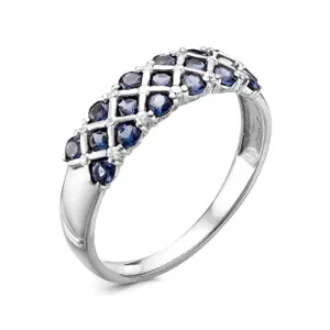 Кольцо Diamond Union золото 5-2901-103-1Б-Сап (Diamond Union, Россия)