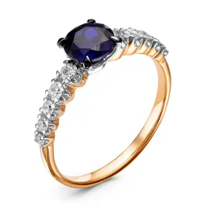 Кольцо Diamond Union золото 5-3010-103-1К-Сап (Diamond Union, Россия)