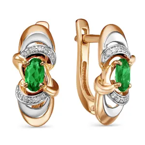 Серьги Diamond Union золото 5-3133-103-2К-Из (Diamond Union, Россия)