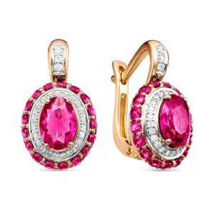 Серьги RoseGrace золото 5-3222-103-2К-Руб (RoseGrace, Россия)