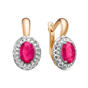 Серьги RoseGrace золото 5-3225-103-2К-Руб (RoseGrace, Россия)