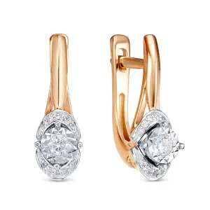 Серьги Diamond Union золото 5-3265-103И2-2К (Diamond Union, Россия)