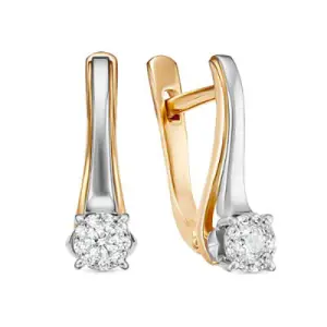Серьги RoseGrace золото 5-3450-103ИНВ-2К (RoseGrace, Россия)