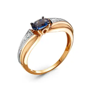 Кольцо Diamond Union золото 5-3566-106-1К-Сап (Diamond Union, Россия)