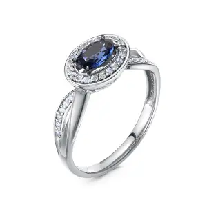 Кольцо Diamond Union золото 5-3567-106-1Б-Сап (Diamond Union, Россия)