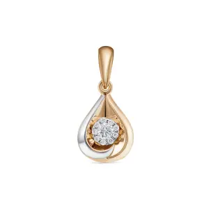 Подвеска Diamond Union золото 5-3627-103ИНВ-3К (Diamond Union, Россия)