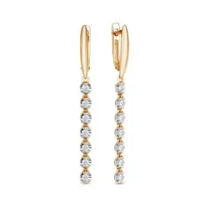 Серьги RoseGrace золото 5-4384-103-2К (RoseGrace, Россия)
