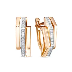 Серьги RoseGrace золото 5-6375-103-2К (RoseGrace, Россия)