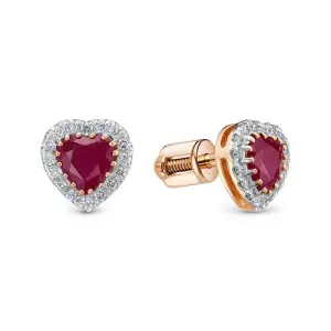 Серьги RoseGrace золото 5-6456-103-2К-Руб (RoseGrace, Россия)